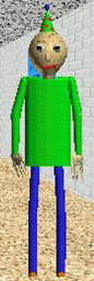 Baldi standing idle