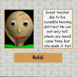 Baldi's poster