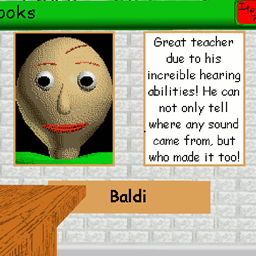 Baldi's poster