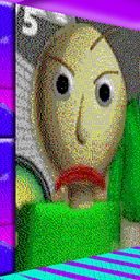 Baldi as he appears in MBIBLM