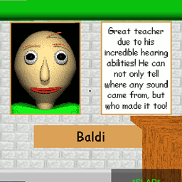 Baldi's poster