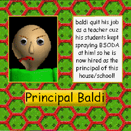 Baldi's poster