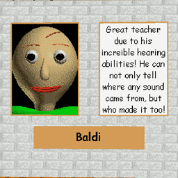 Baldi's poster