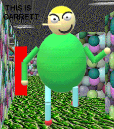 This is Garrett standing idle