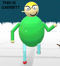 This is Garrett standing idle