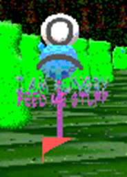 Hunger Man running away after stealing from Smartie