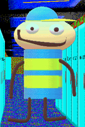 Little Jimmy standing idle