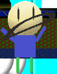 Screaming Dude standing idle