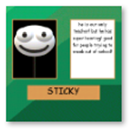Fangame Sticky's poster